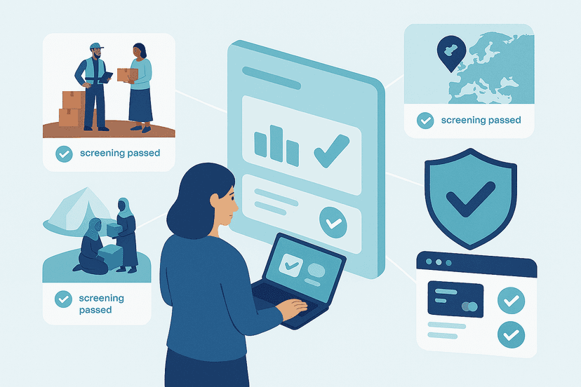 Sanctions screening guide for NGOs and humanitarian organisations