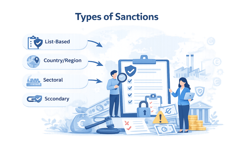 Module 2 — Types of Sanctions (List-Based, Country/Region, Sectoral, Secondary)